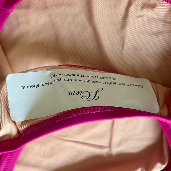 J. Crew Hallie bikini bottom Magenta Pink NWT - Picture 4 of 5